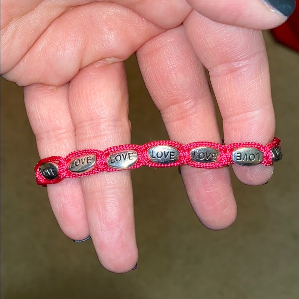 🙏❤️ Inspirational cord bracelet, Love